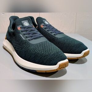 NIB Peter Millar Mens Hyperlight Apollo Dark Green Knit Sneakers Size 12.5
